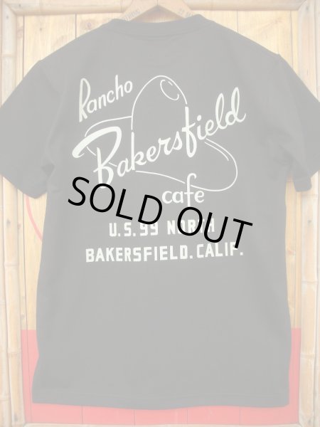 画像5: RAWHIDE BAKERSFIELD CAFE TEE/B/P/7.1oz H.W BODY/WHITE/BLACK (5)