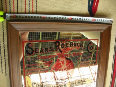 画像3: UNKNOWN OLD SEARS ROEBUCK AND CO. MIRROR