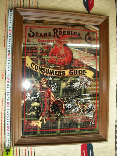 画像2: UNKNOWN OLD SEARS ROEBUCK AND CO. MIRROR