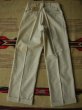 画像4: 1930'S DEADSTOCK BARTEL SIDE ADJUST BELTS COTTON STRIPE TROUSERS SIZE/27X29 (4)