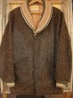 画像2: 1950'S PENNEY'S BIG SHAWL COLLAR FLECK WOOL FARAOH COAT  (2)