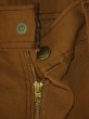 画像4: 1970'S〜 DEADSTOCK KEY W/KNEE BROWN DUCK PAINTER PANTS 34X30  (4)