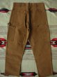 画像1: 1970'S〜 DEADSTOCK KEY W/KNEE BROWN DUCK PAINTER PANTS 34X30  (1)