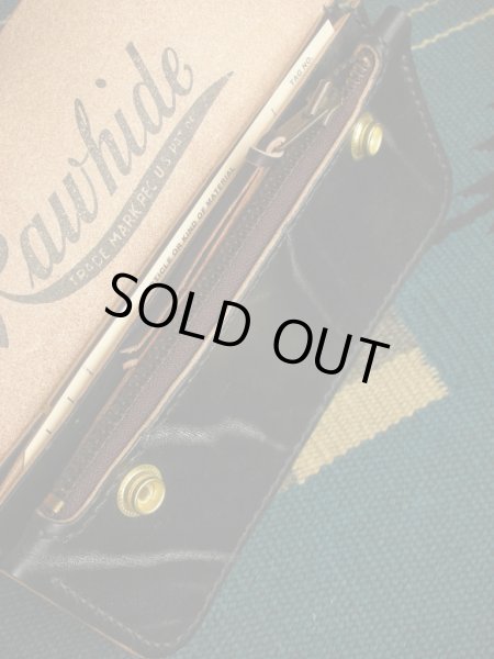 画像3: RAWHIDE TRUCKERS WALLET LOT-501/BLACK/UK BRIDLE By J & FJ Baker & Co, (3)