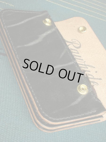 画像4: RAWHIDE TRUCKERS WALLET LOT-501/BLACK/UK BRIDLE By J & FJ Baker & Co, (4)