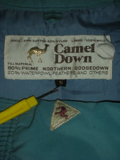 画像1: 〜1980'S CAMEL DOWN 2TONE GOOSE DOWN JACKET