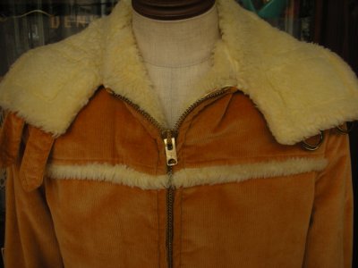 画像2: 〜1970'S CAMPUS OUTERWEAR BRUSHED CORDS B-3 TYPE JACKET SZ/36 