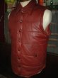 画像2: 1980'S EL TRO BRAVO LEATHER VEST SZ/MEDIUM (2)