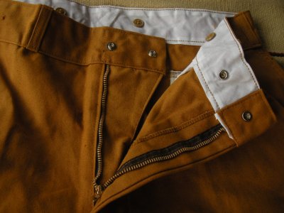 画像3: 1970'S DEADSTOCK BONE DRY BY REDHEAD BROWN DUCK HUNTING PANTS 36X32 