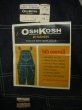 画像1: 〜1970'S DEAD OSH KOSH KICKORY INDIGO DENIM OVERALLS 44X31 (1)