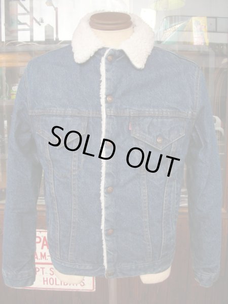 1980'S LEVI'S SHERPA LINED DENIM JACKET 70608 0216 SZ/36