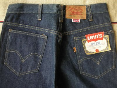 画像2: 〜1970'S DEADSTOCK LEVI'S 606 02  BIG"E" SUPER SLIM 34X32