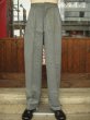 画像3: 1940'S DEADSTOCK COTTON/WOOL HBT STRIPE TROUSERS 31X31 (3)