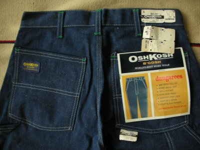 画像1: 〜1970'S DEADSTOCK OSHKOSH DANGAREES LOT 401 SZ/32X29