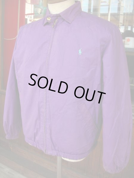 画像2: 80S RALPH LAURENコットンジップアップダウンジャケット/YOUTH-L? (2)