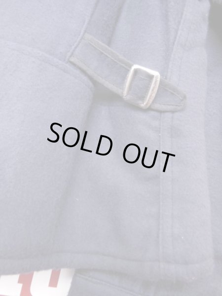 画像17: 1940'S DEADSTOCK KINGCOT NAVY COTTON FLANNEL SPORTS JACKET/42（実寸38） (17)