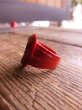 画像5: 1960'S〜 DEADSTOCK RED SKULL PLASTIC TOY RING (5)