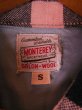 画像7: 1950'S  MONTEREY PINK & BLACK PLAID WOOL SHIRT SZ/S (7)