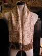 画像1: 1940'S〜 VINTAGE PILGRIM RAYON SCARF/CREAM/PAISLEY PATERN (1)