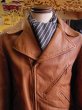 画像6: 1940'S〜 VINTAGE RAYON SCARF/GRAY/CHALK STRIPE PATERN (6)