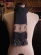 画像2: 1940'S〜 VINTAGE RAYON SCARF/NAVY/POLKA DOT PAISLEY PATERN (2)