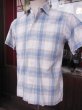 画像5: 1950'S WILSHIRE FLECK PLAID COTTON SHIRT SZ/SMALL (5)