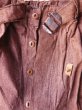 画像6: 1930'S DEADSTOCK UNKNOWN BROWN CHAMBRAY TROUSERS SIZE/31X28 (6)