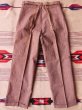 画像3: 1930'S DEADSTOCK UNKNOWN BROWN CHAMBRAY TROUSERS SIZE/31X28 (3)