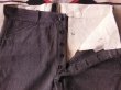 画像12: 1940'S DEADSTOCK KLEEESON BLACK S&P COVERT BREACHES SZ31-25 (12)