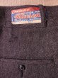 画像1: 1940'S DEADSTOCK KLEEESON BLACK S&P COVERT BREACHES SZ31-25 (1)