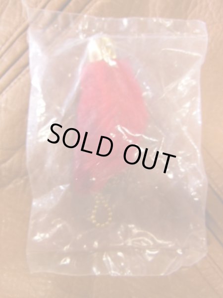 画像2: 1950'S NOS LUCKY RABBIT FOOT CHARM/ビンテージ ラビットフット/赤系/61 (2)