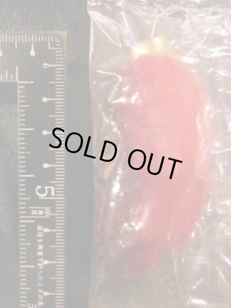 画像3: 1950'S NOS LUCKY RABBIT FOOT CHARM/ビンテージ ラビットフット/赤染/70 (3)