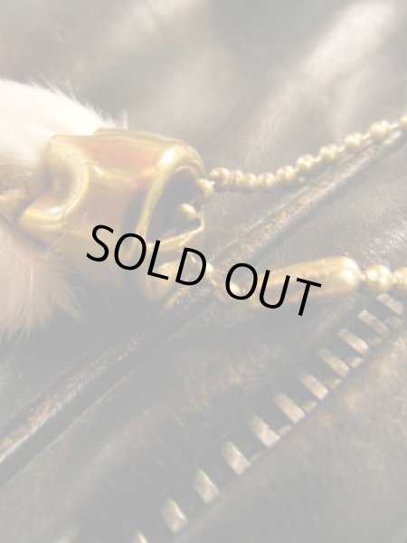 画像5: 1950'S NOS LUCKY RABBIT FOOT CHARM/ビンテージ ラビットフット/白系/100 (5)