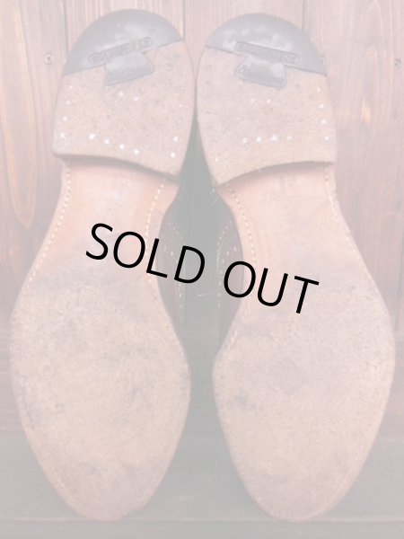 画像5: 1950'S JOHNSTON & MURPHY TWO TONE NYLON WEAVE WING TIP SHOES/8E/C (5)