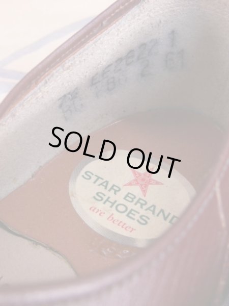 画像9: 1950'S〜 DEADSTOCK STAR BRAND WORK SHOES SZ/7.5EE (9)