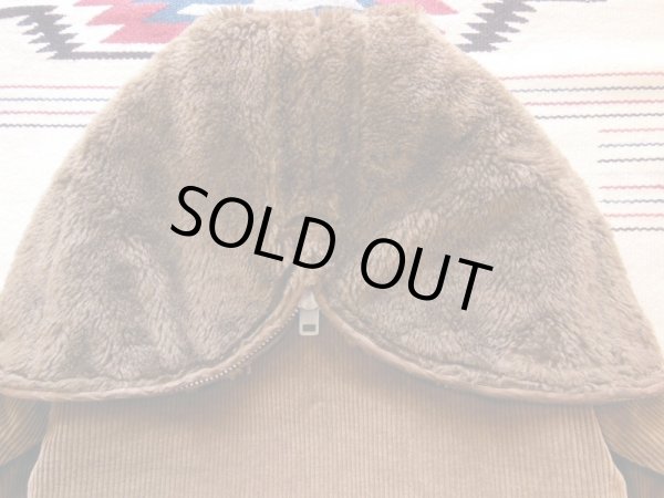 画像13: 1960'S MIGTHY-MAC BROWN COTDUROY HOODED COAT SIZE/6 (13)