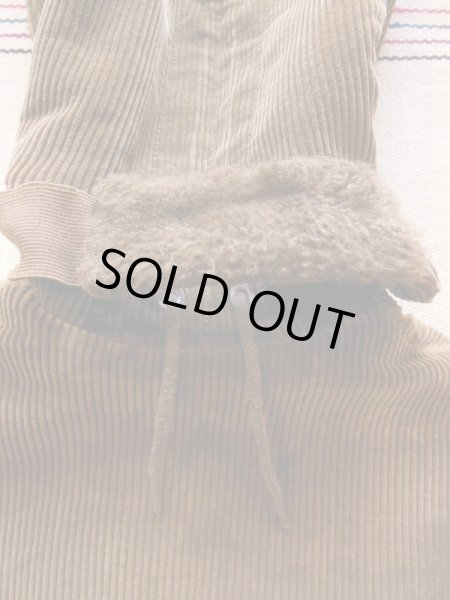 画像14: 1960'S MIGTHY-MAC BROWN COTDUROY HOODED COAT SIZE/6 (14)