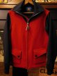 画像15: 1930'S WHITE STAG RED X BLACK TWO TONE PANEL WOOL SKI JACKET (15)