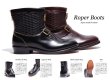 画像6: Attractions Lot.300 Roper Boots Emboss/Black/Burgandy ローパーブーツ (6)
