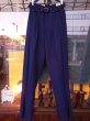 画像2: 1950'S DEADSTOCK BALMAR NAVY GABERDINE R'N'R SLACKS W30 (2)