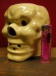 画像2: 1950'S〜 SKULL POTTERY TIKI MUG ヴィンテージ陶器製スカルマグ1 (2)