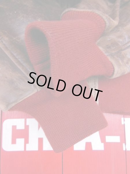 画像20: 1950'S LEATHER GARMENT CO, STEERHIDE BOMBER JACKET SZ/M (20)