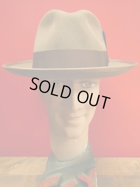 画像11: NEW  STETSON WHIPPET WOOL FEDORA HAT/CAMEL/7-3/8 (59cm) 新品 ステットソン ウィペット (11)