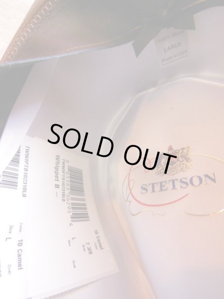 画像17: NEW  STETSON WHIPPET WOOL FEDORA HAT/CAMEL/7-3/8 (59cm) 新品 ステットソン ウィペット (17)