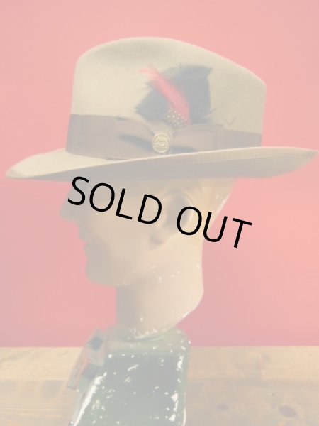 画像4: NEW  STETSON WHIPPET WOOL FEDORA HAT/CAMEL/7-3/8 (59cm) 新品 ステットソン ウィペット (4)