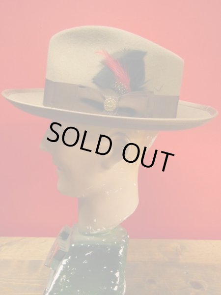 画像3: NEW  STETSON WHIPPET WOOL FEDORA HAT/CAMEL/7-3/8 (59cm) 新品 ステットソン ウィペット (3)
