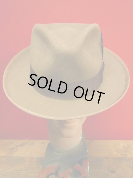 画像12: NEW  STETSON WHIPPET WOOL FEDORA HAT/CAMEL/7-3/8 (59cm) 新品 ステットソン ウィペット (12)