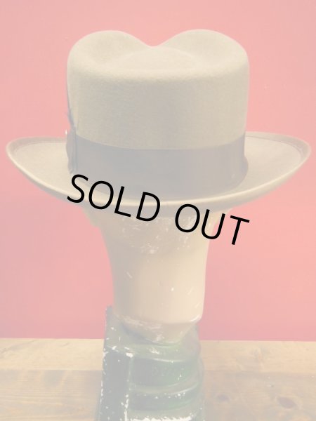 画像7: NEW  STETSON WHIPPET WOOL FEDORA HAT/CAMEL/7-3/8 (59cm) 新品 ステットソン ウィペット (7)