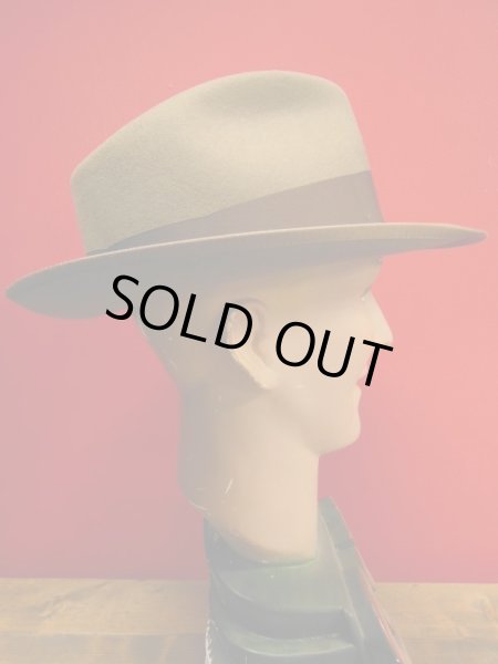 画像9: NEW  STETSON WHIPPET WOOL FEDORA HAT/CAMEL/7-3/8 (59cm) 新品 ステットソン ウィペット (9)