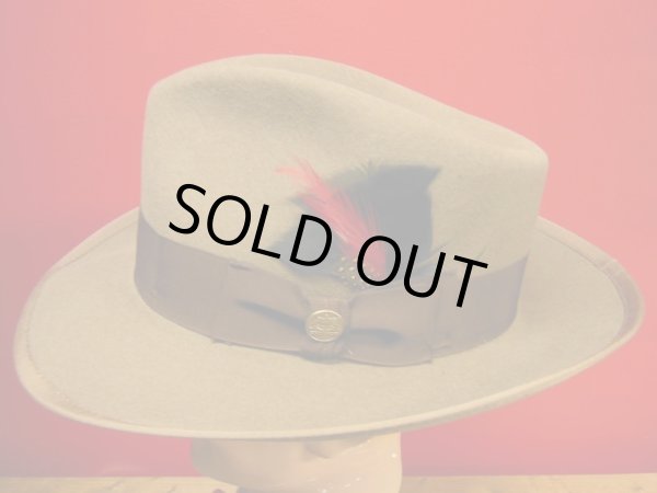 画像19: NEW  STETSON WHIPPET WOOL FEDORA HAT/CAMEL/7-3/8 (59cm) 新品 ステットソン ウィペット (19)